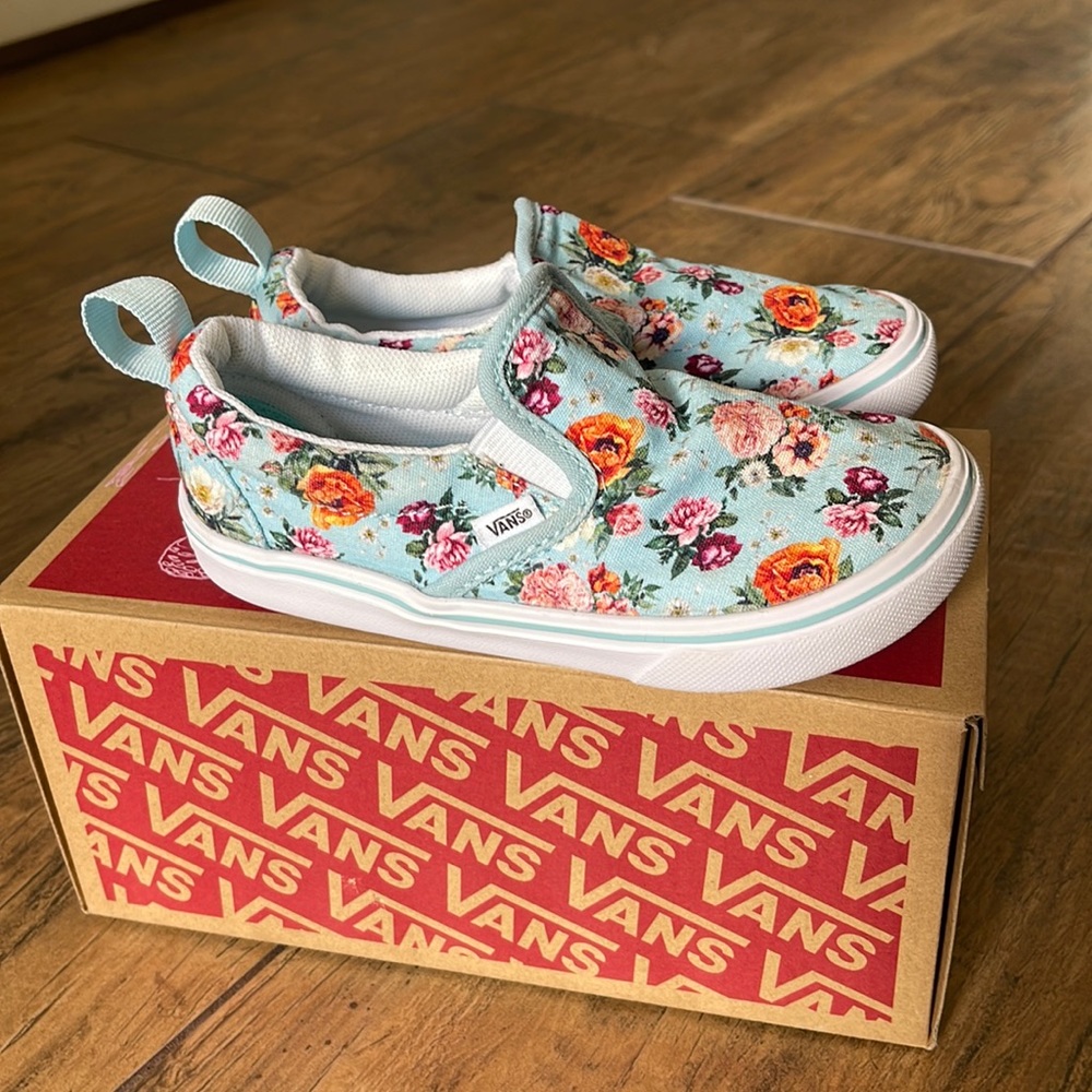Vans compfy cush garden floral